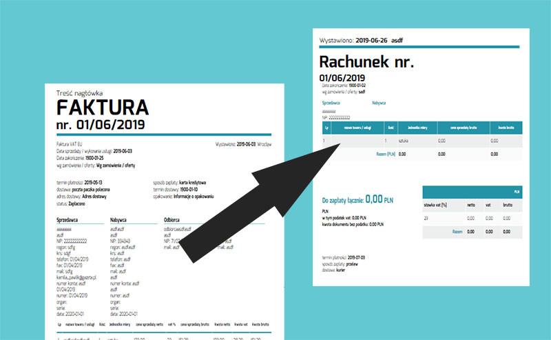 Jak konwertować jeden dokument w drugi?
