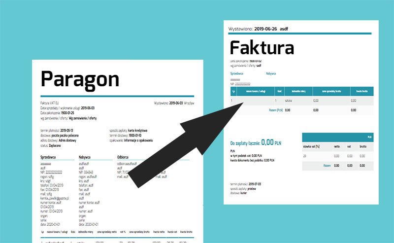 Jak wystawić fakturę do paragonu