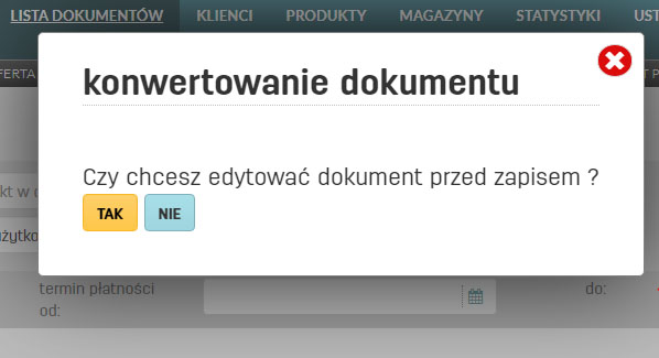 Jak edytować konwertowany dokument na faktury.pl Konwertowanie i edycja dokumentu
