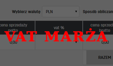 Jak wystawić fakturę vat marża