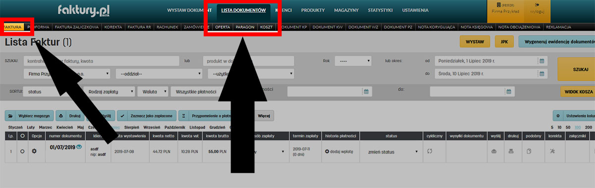 Jak wystawić korektę do faktury na faktury.pl
