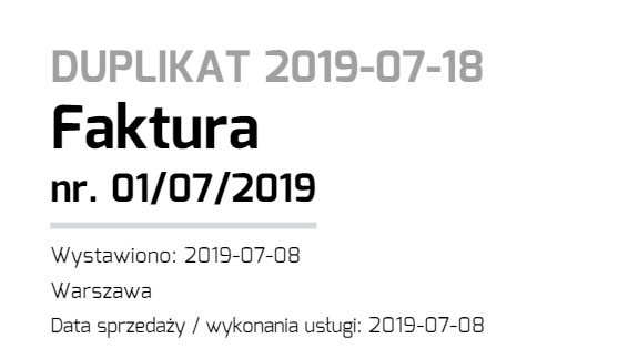 Jak wystawić duplikat faktury