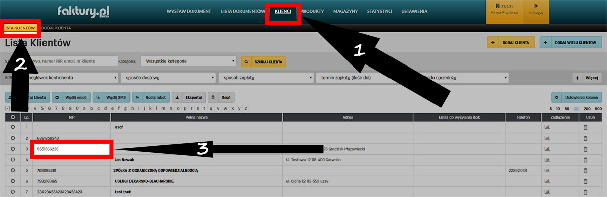 Nadawanie warunków handlowych klientom w najlepszym oprogramowaniu do fakturowania online faktury.pl Warunki handlowe dla klientów w programie do fakturowania faktury.pl