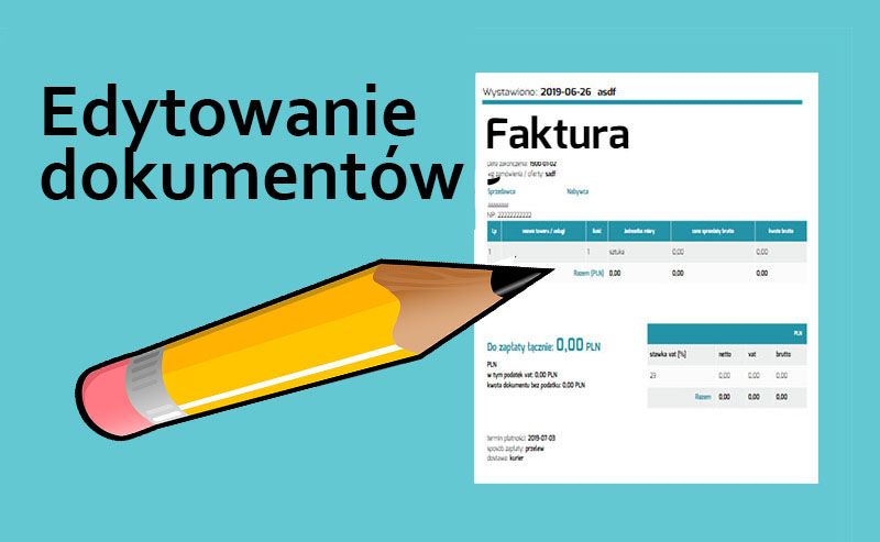 Jak edytować fakturę