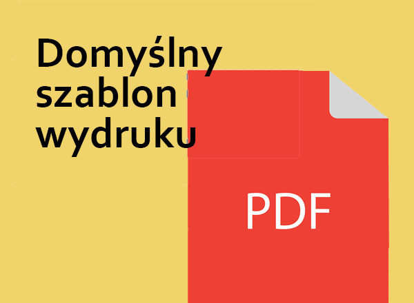 Jak ustawić domyślny szablon PDF