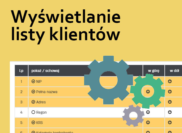 Jak zarządzać widokiem listy klientów