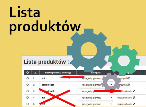 Jak ustawić widok kolumn w liście produktów