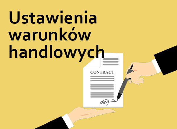 Gdzie ustawić zmianę warunków handlowych podczas ładowania produktów