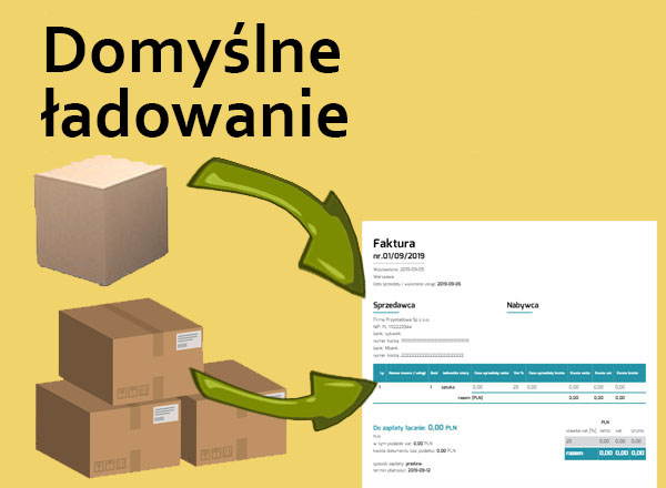 Gdzie ustawić domyślne ładowanie produktów lub zestawów