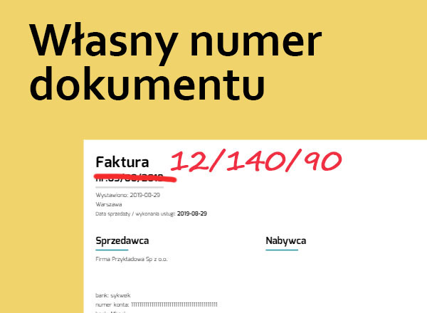 Jak ustawić własną numerację dokumentów