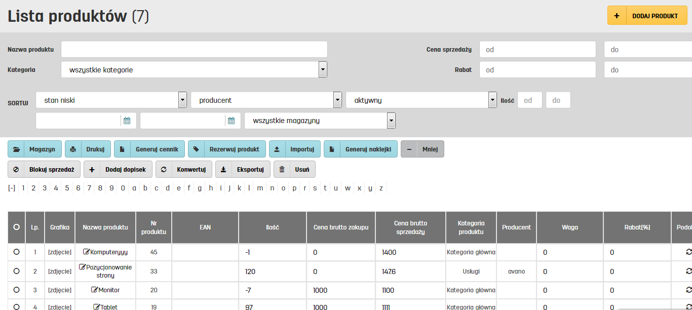 Nowe funkcje w faktury.pl