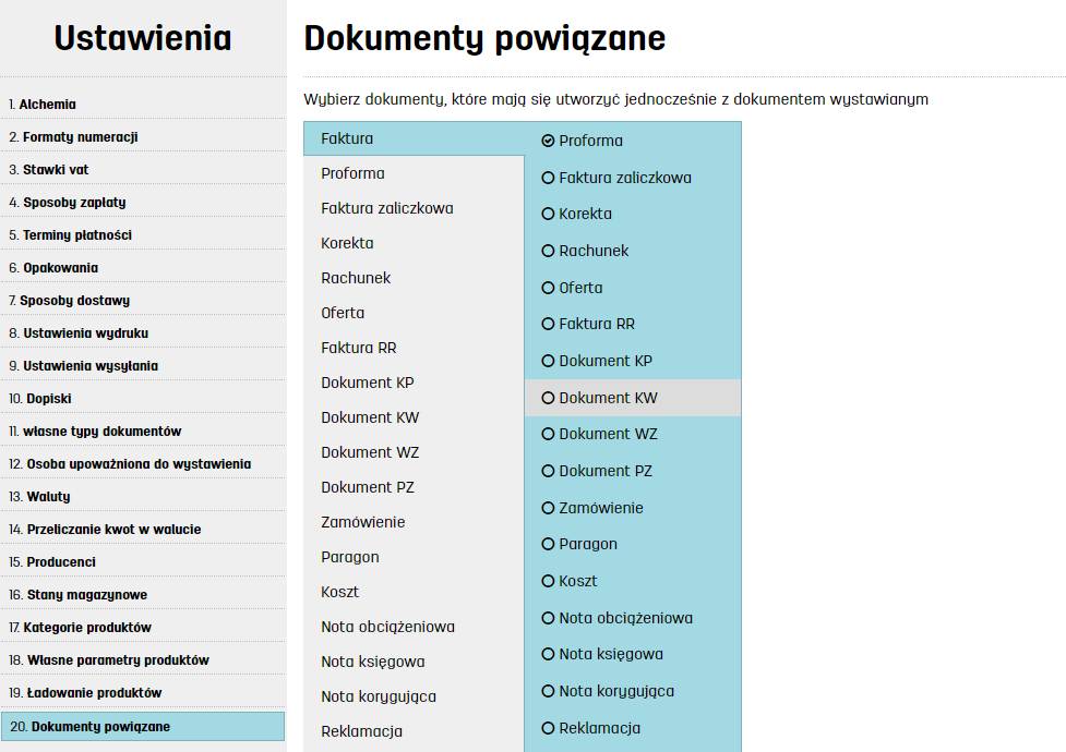 Dokumenty powiązane